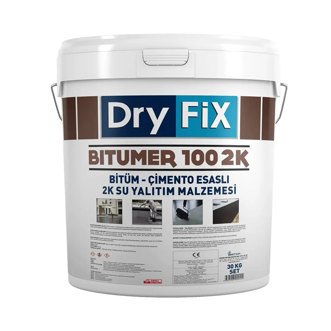 مادة عزل المياه أساسها المطاط البيتومي (مكونان) Bitümer 100 2k