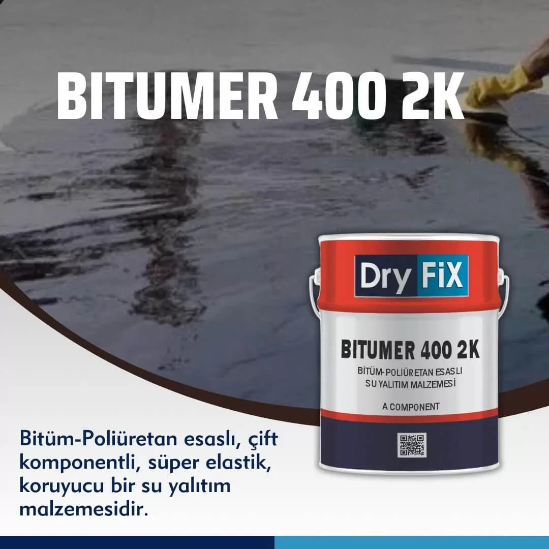 Bitüm Poliüretan Su Yalıtım Malzemesi Bitumer 400 2K Uygulama Görseli 1