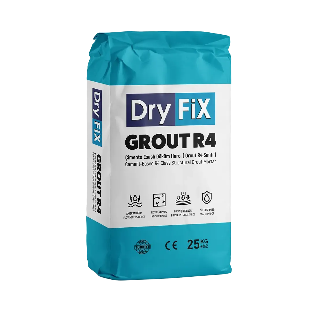Grout R4 Çimento Esaslı Döküm Harcı