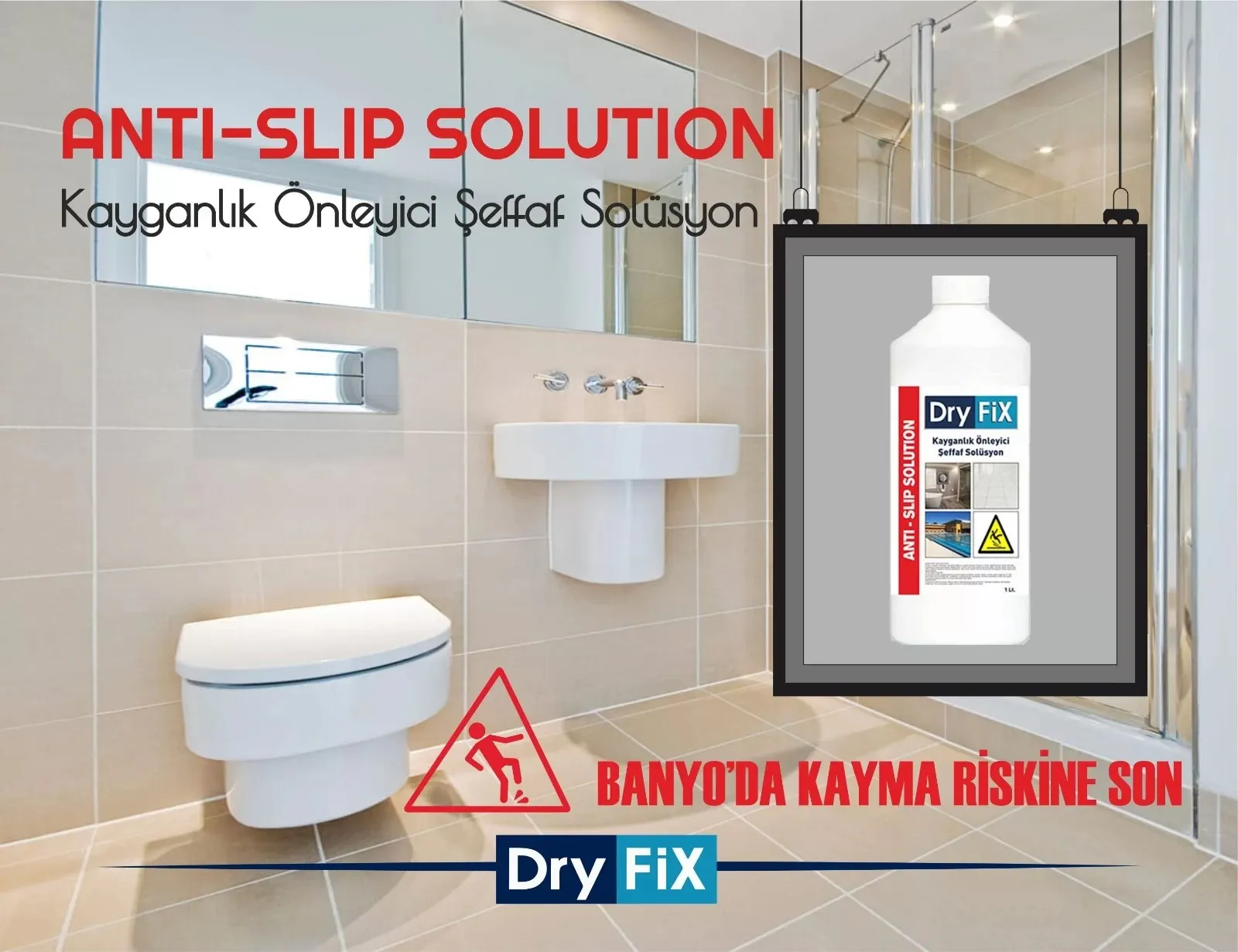 Kaydırmaz Solüsyon Anti Slip Solution İç Mekan Kullanım Alanları