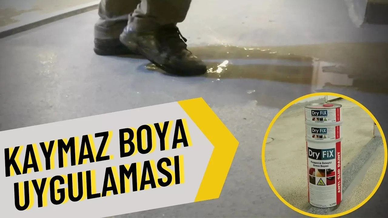 Kaymaz Boya Anti Slip Paint Uygulama Görseli 1
