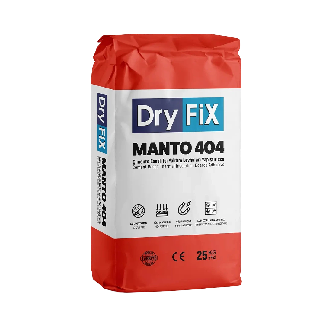 MANTO 404 Isı Yalıtım Levha Yapıştırma Harcı