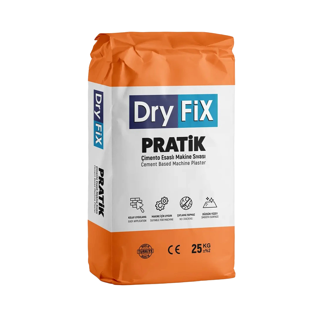 PRATİK Çimento Esaslı Makine Sıvası