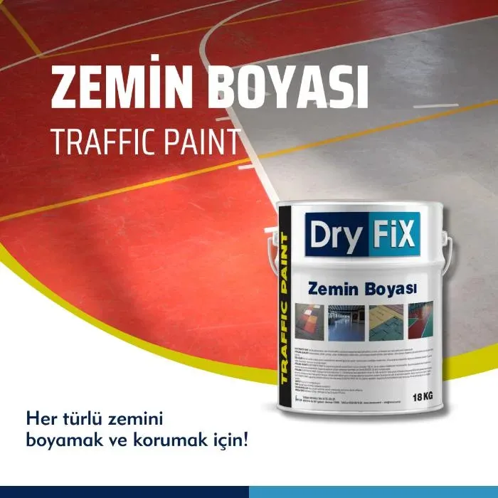 Zemin Boyası Traffic Paint Uygulama Görseli 3